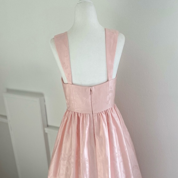 BHLDN Satin Midi Dress, Aletta/Blaine Square-neck Anthropologie 4 - Picture 8 of 16